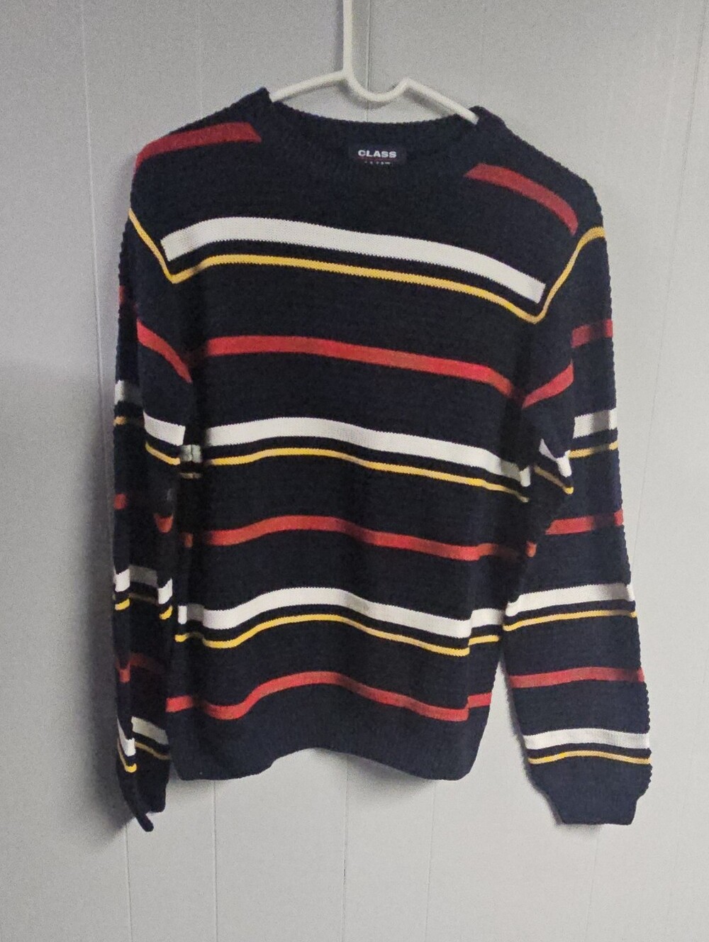 Class Club Boys Striped Sweayer, Size XXL